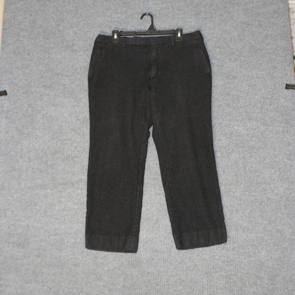 Tom Ford Wool Cashmere Trousers Mens 38 Charcoal Grey Dress Pants Made in Swiss‎